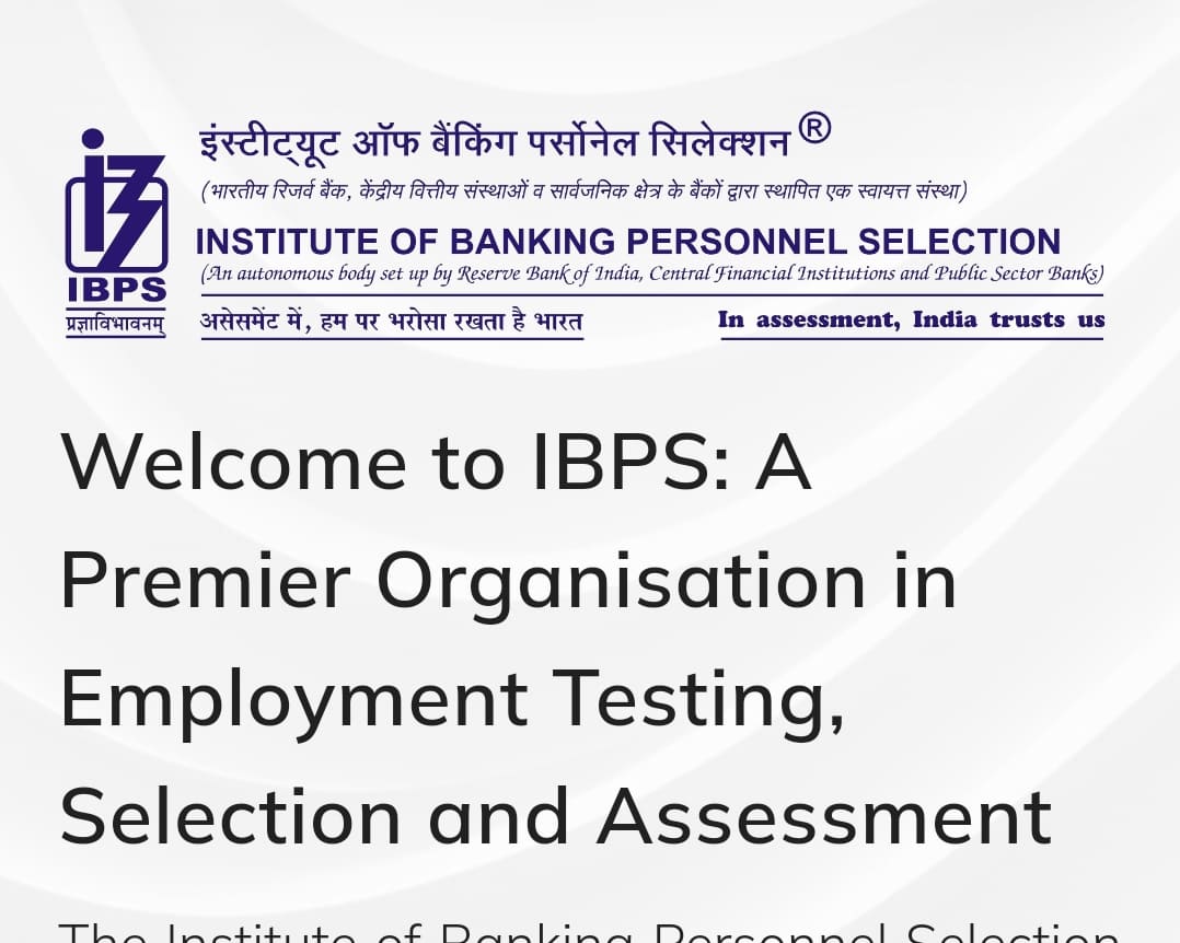 is IBPS clerk a government job?